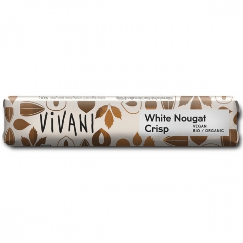 Rice choco white nougat crisp van Vivani, 18x 35 gram