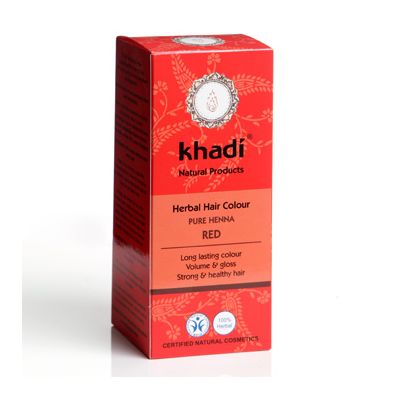 Hair colour pure henna red van Khadi, 1x 100 g