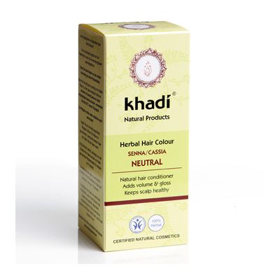 Hair colour neutral senna van Khadi, 1x 100 g