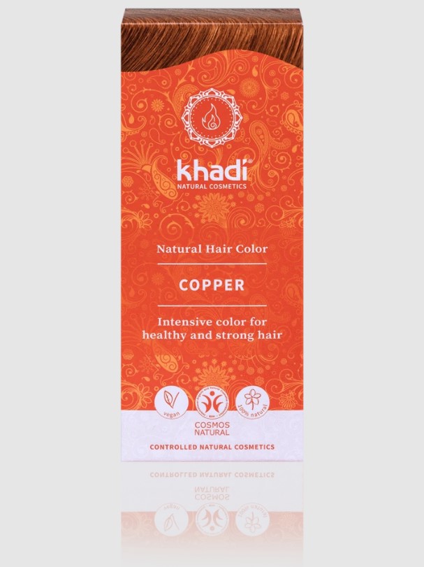 Hair colour natural copper van Khadi, 1 x 100 g