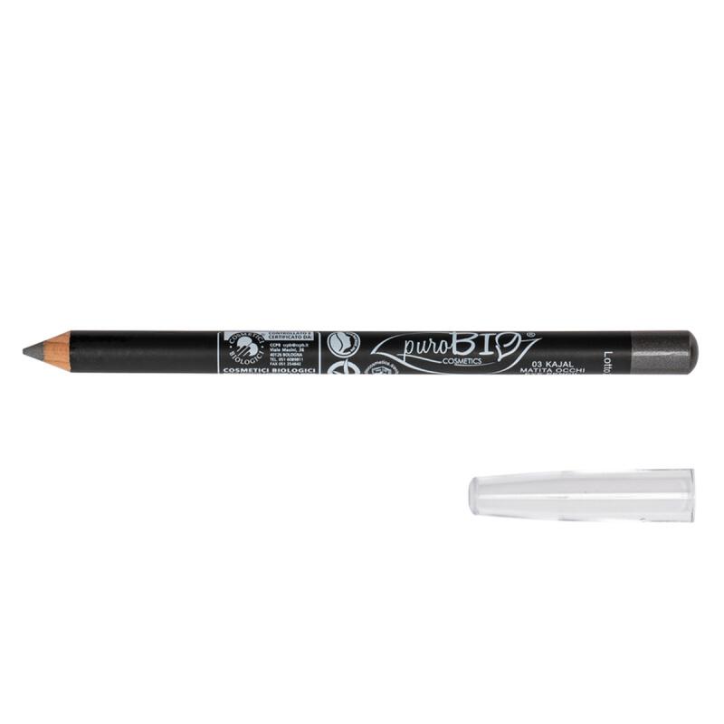 Eyeliner kajal grey 03 van PuroBIO, 1x 1 stk