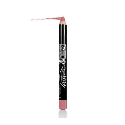 Lipstick kingsize pencil roze van PuroBIO, 1x 1 stk