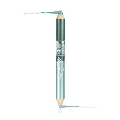 Kingsize duo pencil night teal-green van PuroBIO, 1x 1 stk