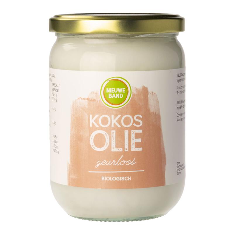 Kokosolie geurloos van De Nieuwe Band, 6 x 500 ml