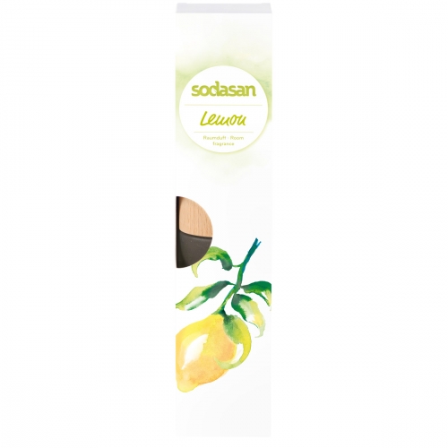 Home fragrance lemon van Sodasan, 2 x 200 ml