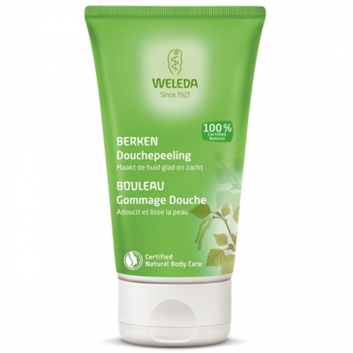 Berken douche scrub van Weleda, 1 x 150 ml