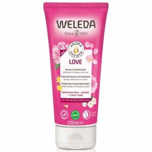 Aroma shower love van Weleda, 1 x 200 ml