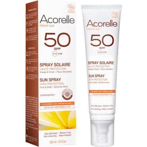 Sun spray spf 50 van Acorelle, 1 x 100 ml