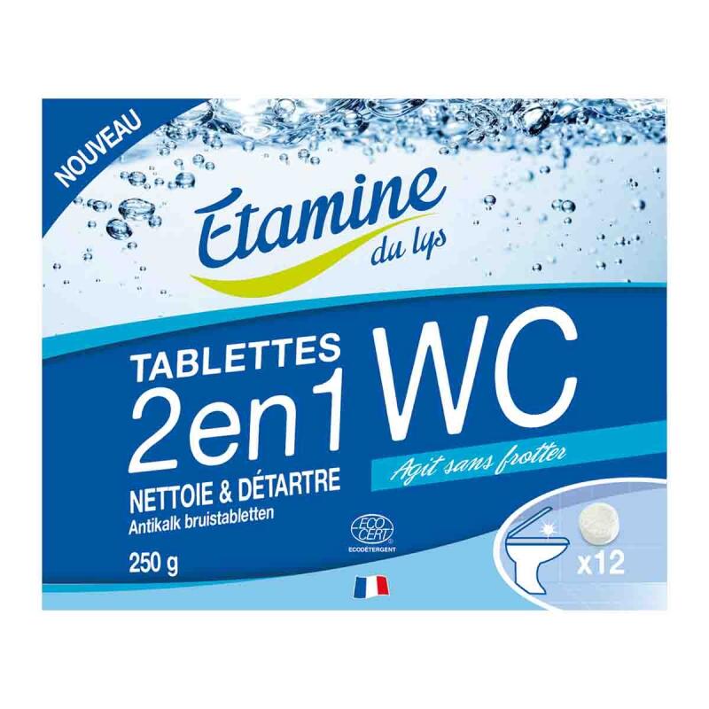 2 in 1 toilet tabletten van Etamine Du Lys, 12 x 250 g