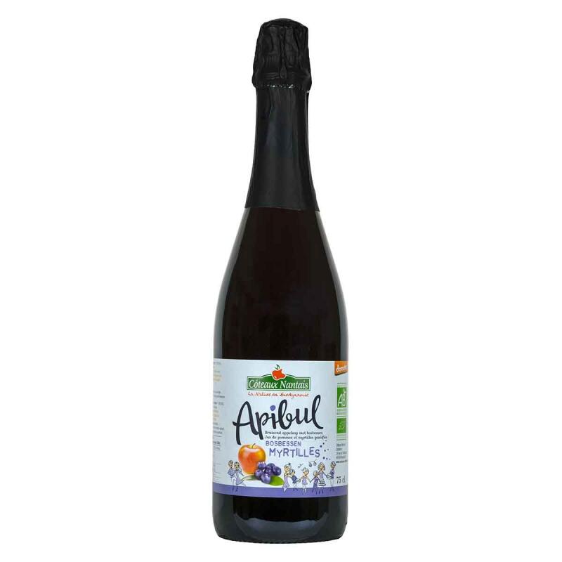 Apibul` Myrtilles, Bosbes, Alcoholvrije Cider van Côteaux Nantai