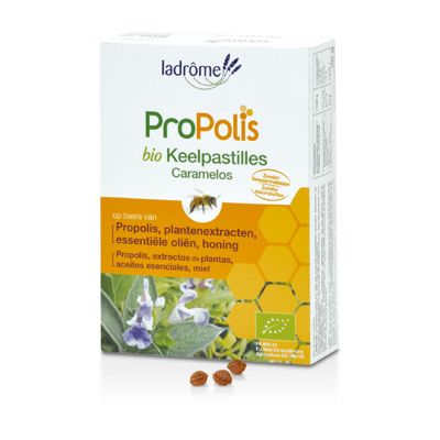 Keelpastilles propolis van la Drôme, 3x 50 gr