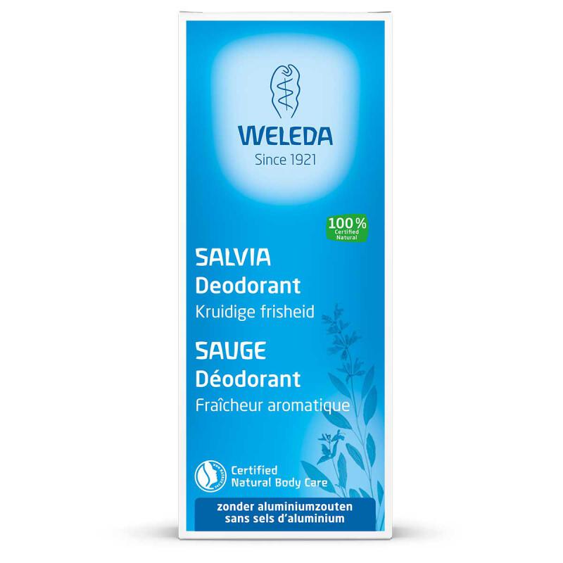 Salie deodorant spray van Weleda, 1 x 100 ml