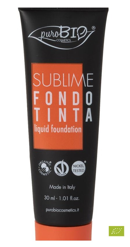 Sublime liquid foundation 06 van PuroBIO, 1 x 30 ml