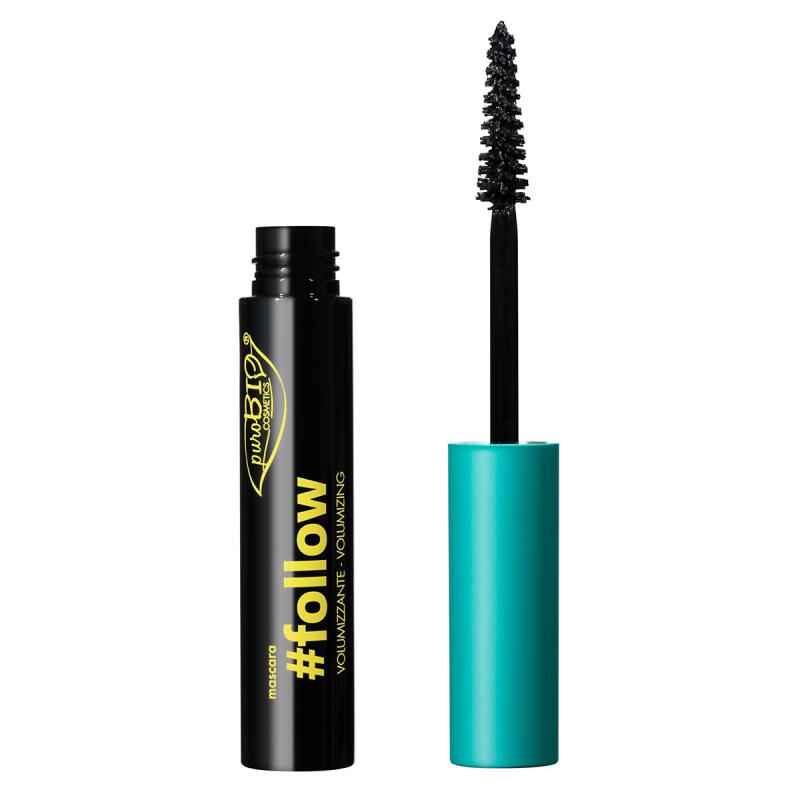 Mascara black follow volume van PuroBIO, 1 x 1 stk