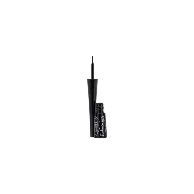 Eyeliner on fleek brush tip 02 van PuroBIO, 1 x 1 stk