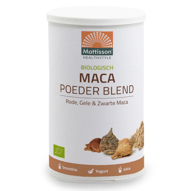 Active maca blend poeder van Mattisson, 1 x 300 g