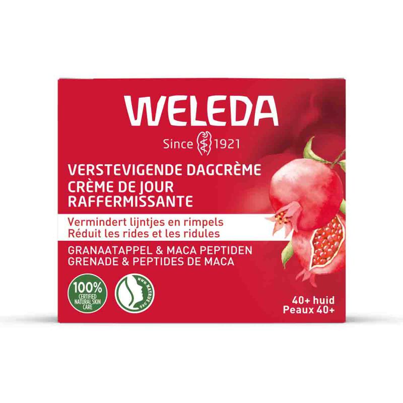 Verstevigende Granaatappel en maca dagcreme van Weleda, 1 x 40 m