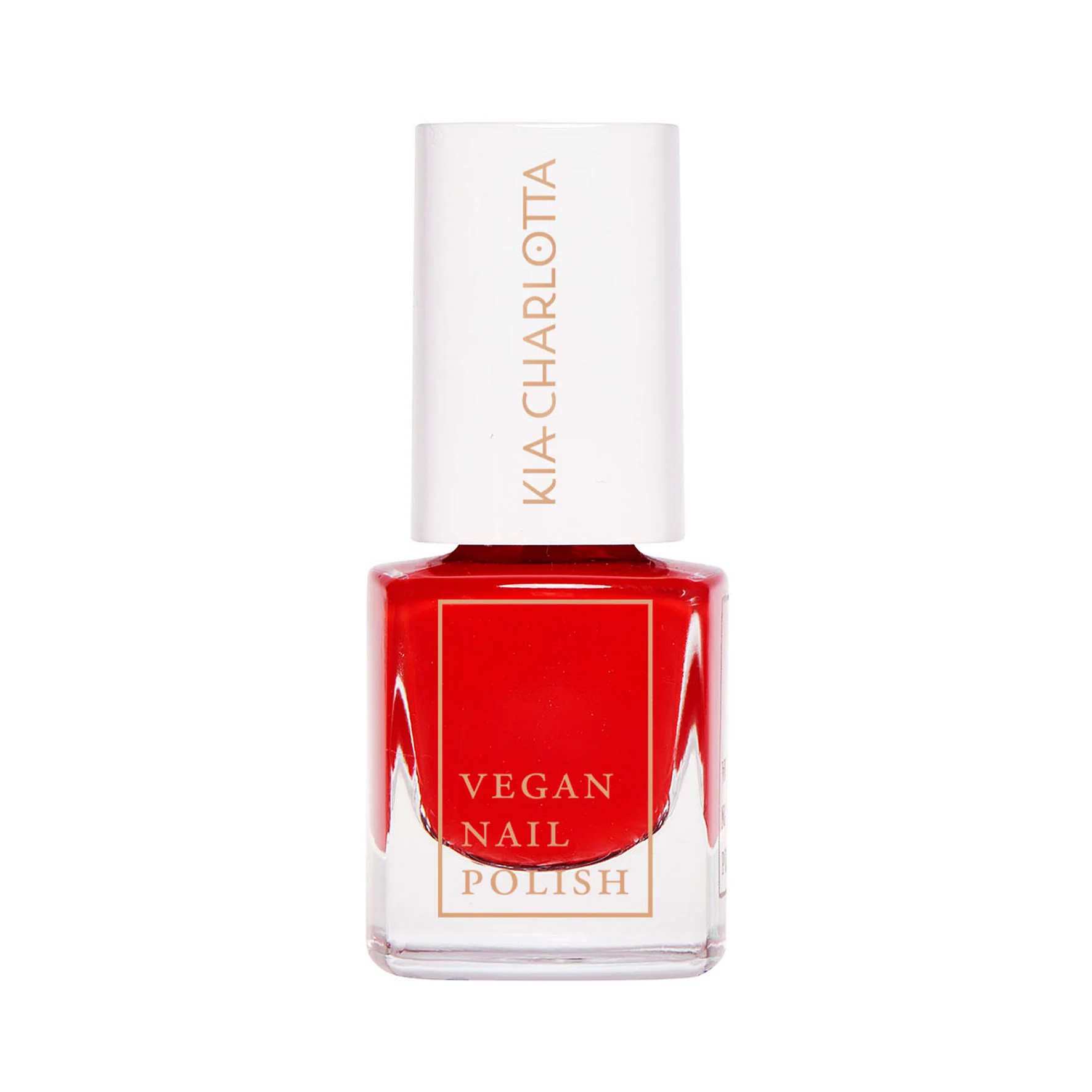 Nagellak berry red `hustle` van KIA CHARLOTTA, 1 x 5 ml