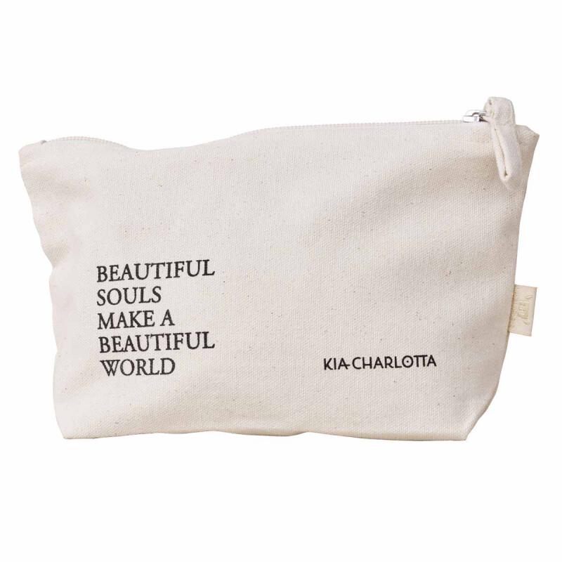 Beauty bag (100% katoen) van KIA CHARLOTTA, 1 x 1 stk
