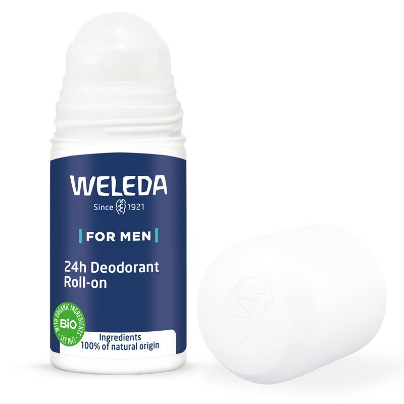 Men 24h roll-on deodorant van Weleda, 1 x 50 ml