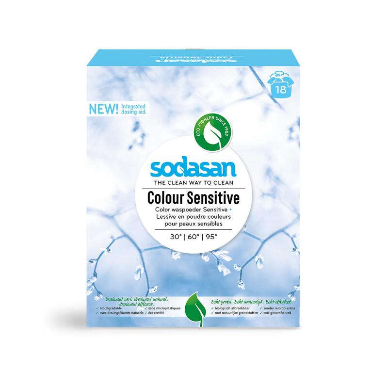 Waspoeder color sensitive van Sodasan, 4 x 1 kg