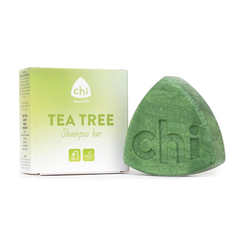 Tea tree shampoo bar van Chi, 1 x 80 g