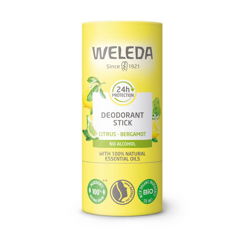 Deostick citrus + bergamot van Weleda, 1 x 50 g