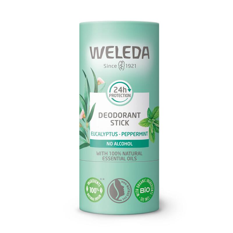 Deostick eucalyptus+pepermint van Weleda, 1 x 50 g