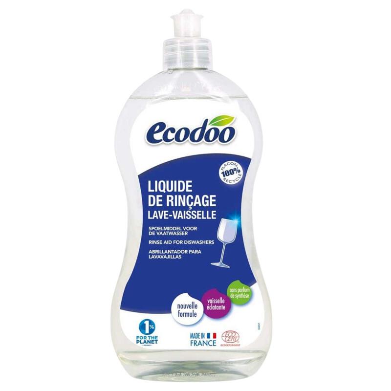 Vaatwasmachine spoelglans van Ecodoo, 12 x 500 ml