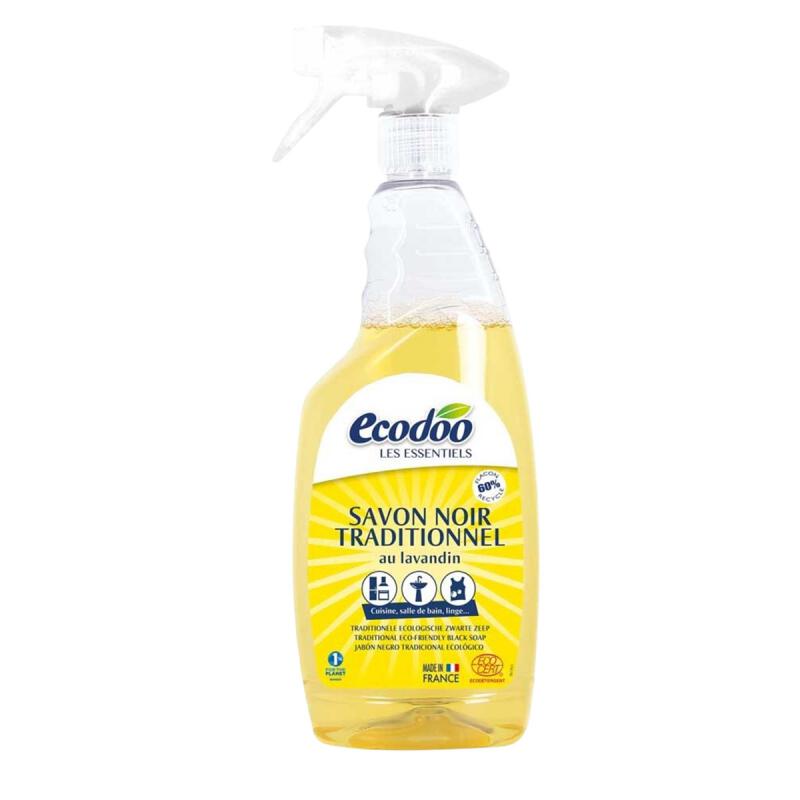 Zwarte zeep van Ecodoo, 12 x 750 ml