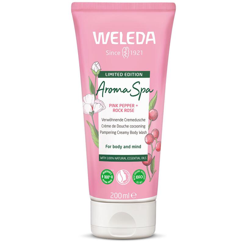 Aroma spa douchecreme van Weleda, 1 x 200 ml