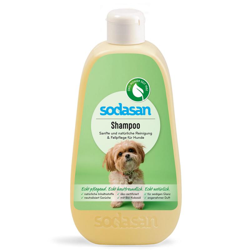 Hondenshampoo van Sodasan, 6 x 500 ml