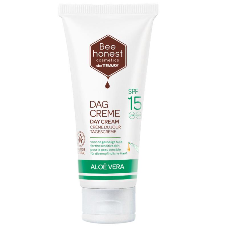 Dagcreme aloe vera spf15 van Bee honest, 1 x 50 ml