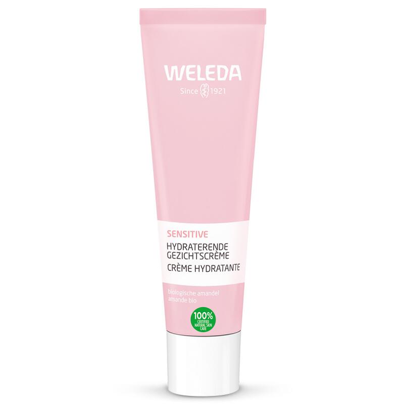 Gezichtscreme sensitive hydraterend van Weleda, 1 x 30 ml