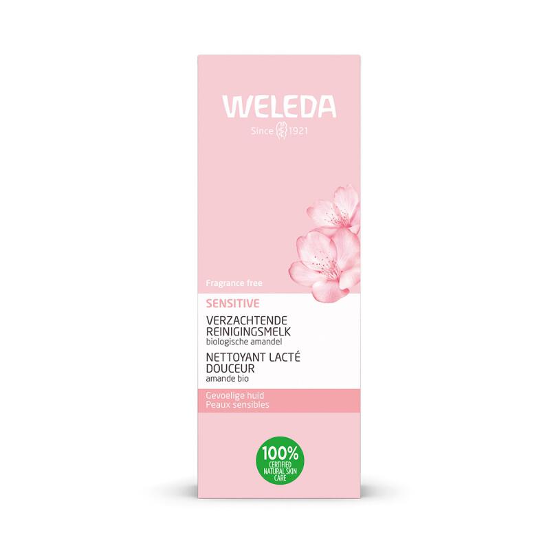 Verzachtende reinigingsmelk van Weleda, 1 x 75 ml