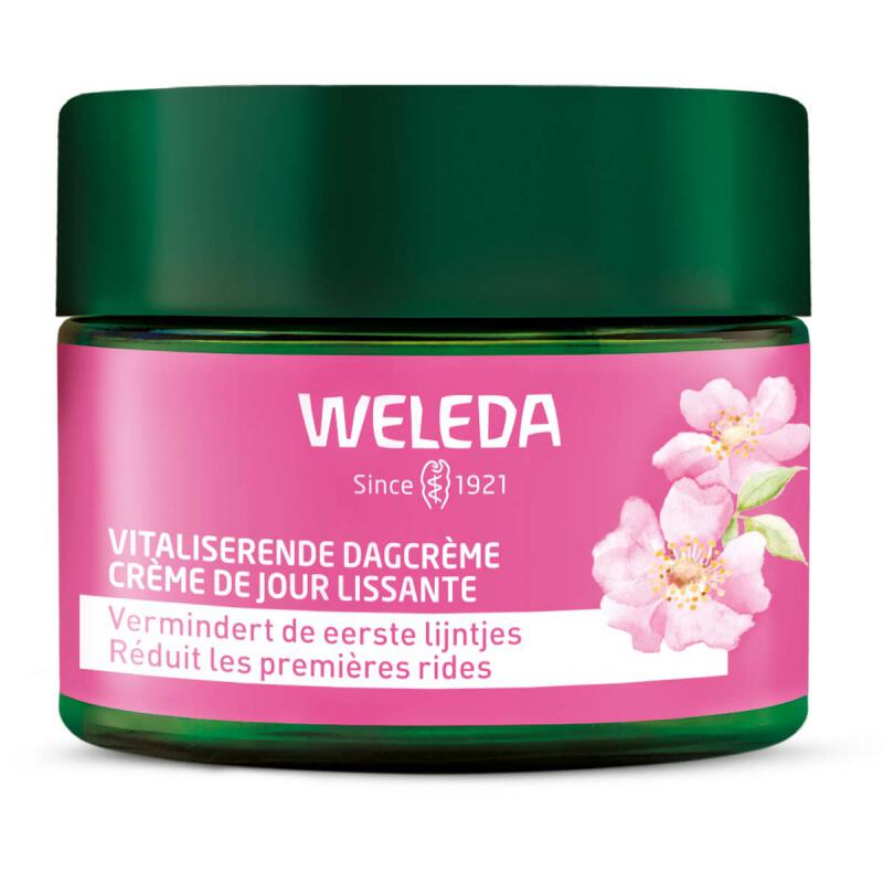 Wilde rozen witte thee dagcreme vitaliserend van Weleda, 1 x 40