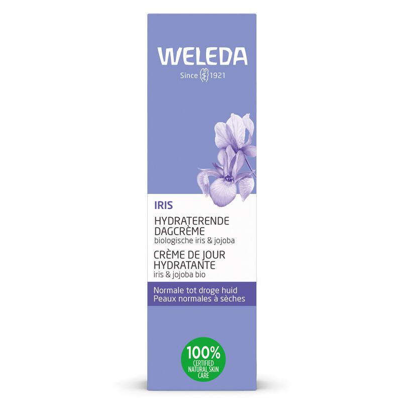 Iris hydraterende dagcreme van Weleda, 1 x 30 ml