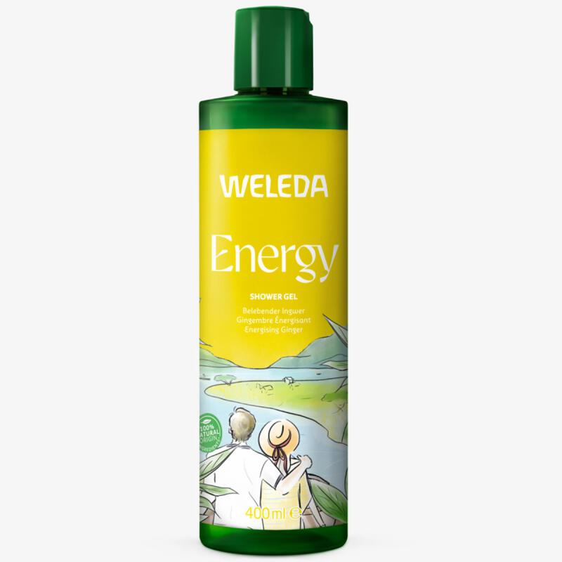 Energy douchegel gember van Weleda, 1 x 400 ml