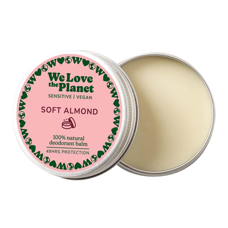 Deo balm soft almond (vegan) sensitive van WE LOVE THE PLANET, 1