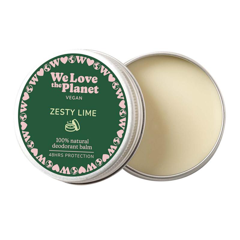 Deo balm zesty lime (vegan) van WE LOVE THE PLANET, 1 x 35 g