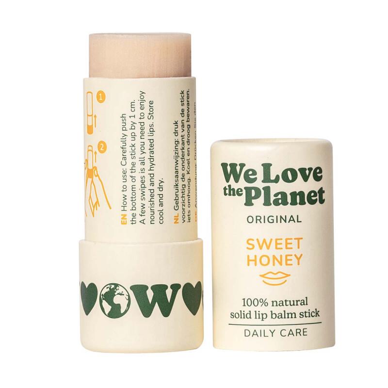 Lip balm sweet honey van WE LOVE THE PLANET, 1 x 4,9 g