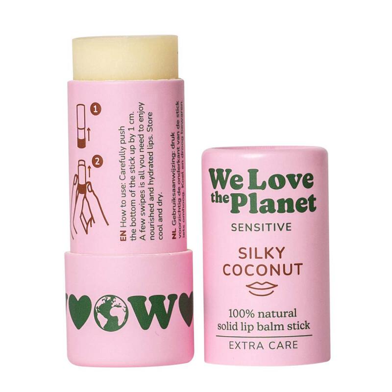 Lip balm silky coconut van WE LOVE THE PLANET, 1 x 4,9 g