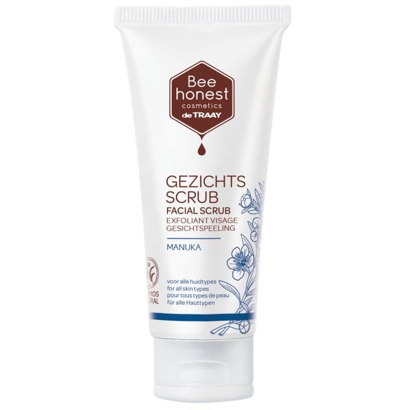 Gezichtsscrub manuka van Bee honest, 1 x 50 ml