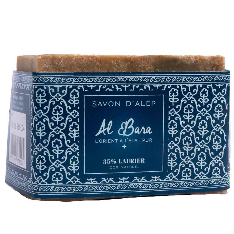 Aleppozeep olijf + 35% laurierbes van Al Bara, 1 x 200 g