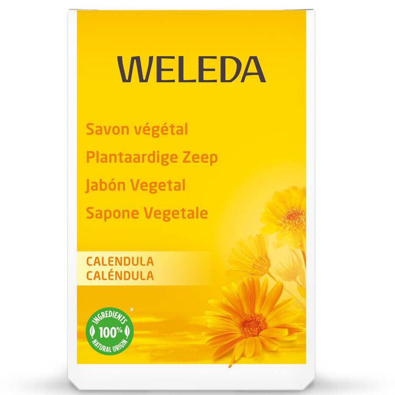 Calendula zeep van Weleda, 1 x 100 g