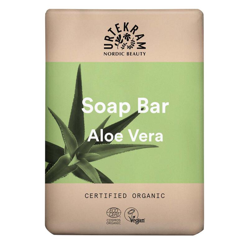 Zeep bar aloe vera van Urtekram, 12 x 100 g Zeep bar aloe vera van Urtekram, 12 x 100 g
