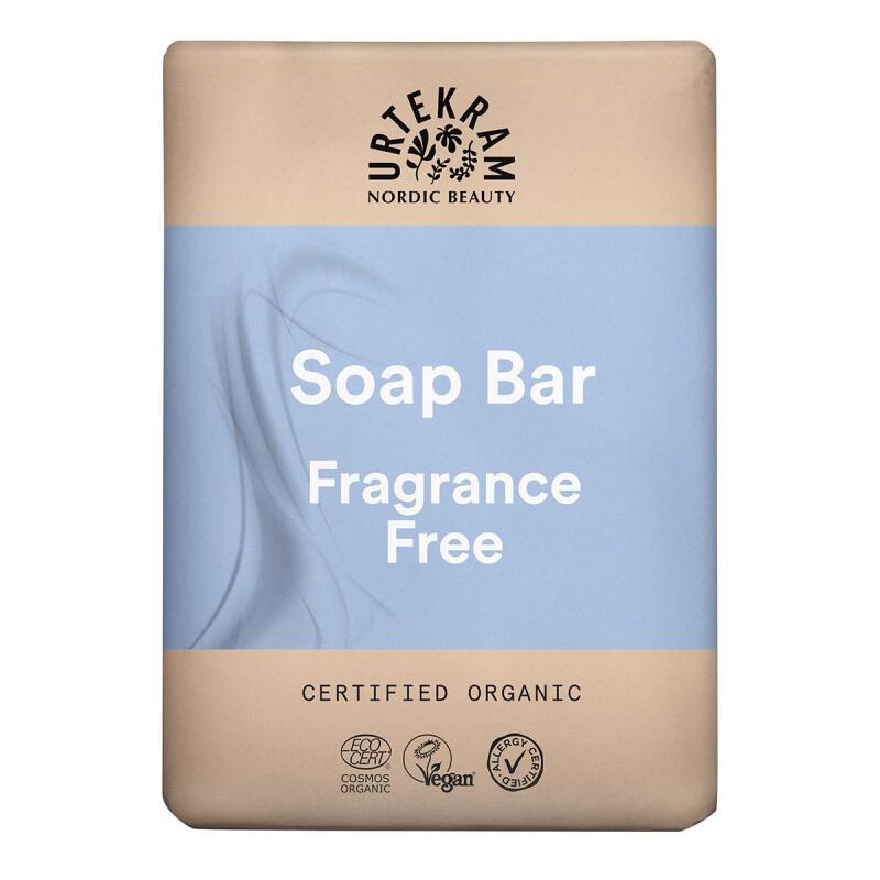 Zeep bar fragrance free van Urtekram, 12 x 100 g Zeep bar fragrance free van Urtekram, 12 x 100 g
