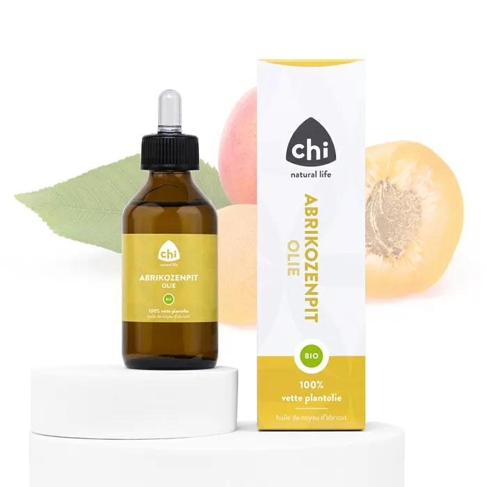 Abrikozenpit olie van Chi, 1 x 100 ml