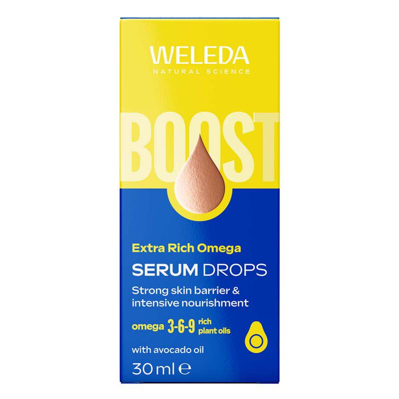Boost serum drops omega van Weleda, 1 x 30 ml Boost serum drops omega van Weleda, 1 x 30 ml