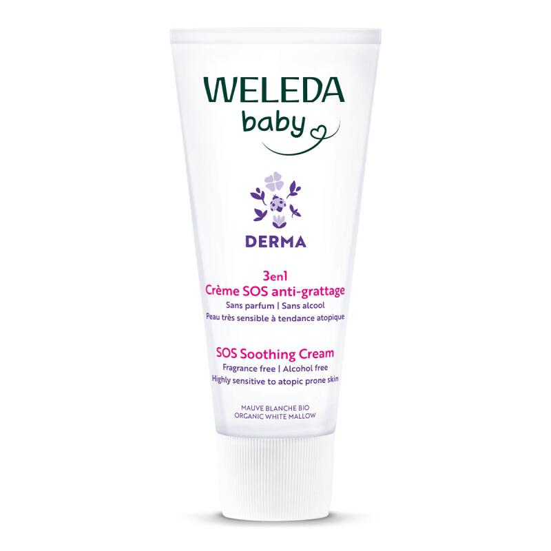 Sos vette creme baby derma 3-in1 van Weleda, 1 x 50 ml Sos vette creme baby derma 3-in1 van Weleda, 1 x 50 ml